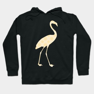 Flamingo Silhouette with Pattern Hoodie